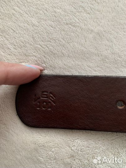 Мужской кожаный ремень