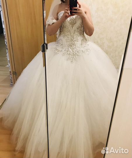 Свадебное платье 42-44