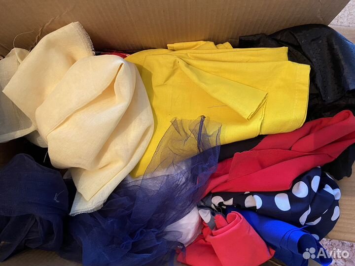 Остатки тканей на пошив