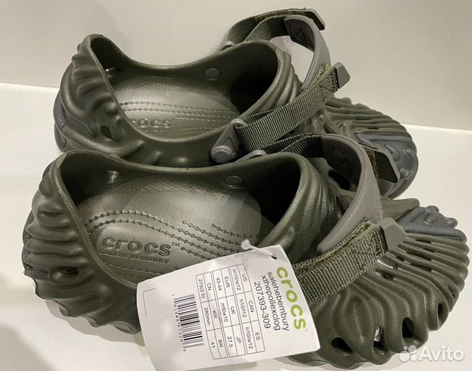 Сабо Crocs Salehe хаки M10/W12, M11