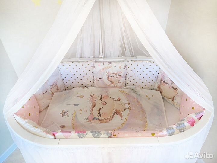 Новые бортики в детскую кроватку