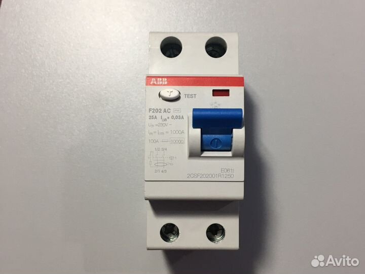 Узо abb F202 ас 25А