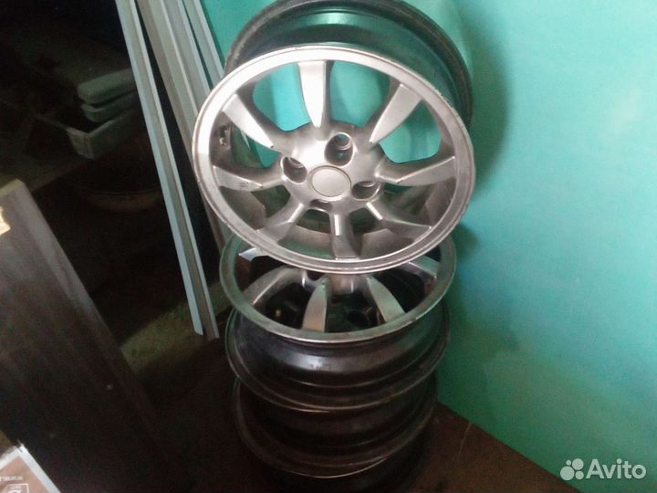 Литые диски R14 на daewoo nexia