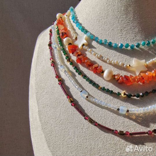 Стильный чокер/бусы/колье/ожерелье