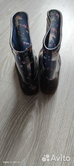 Резиновые сапоги для девочки 29