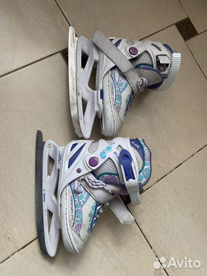 Коньки детские раздвижные 26 31