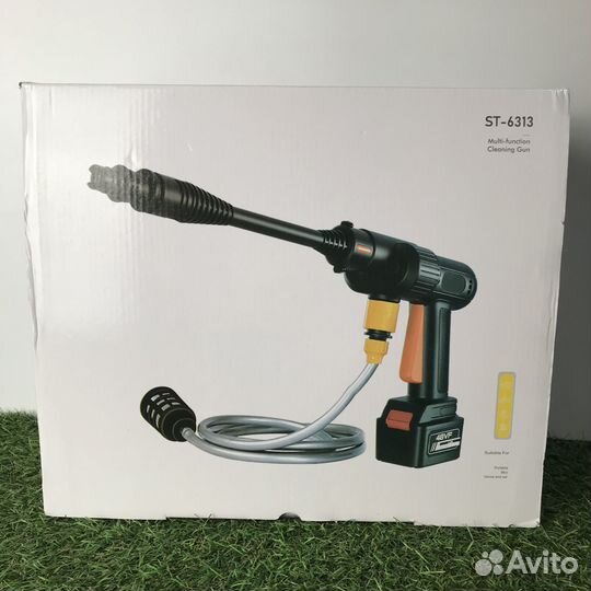 Портативная автомойка высокого давления с акб