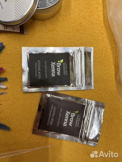 Набор для бровей/хна/краска/воскоплав