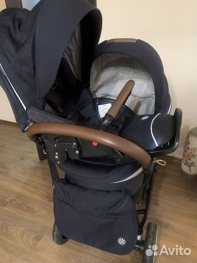 Коляска 2 в 1 Noordi Fiordi Melange Sport leather