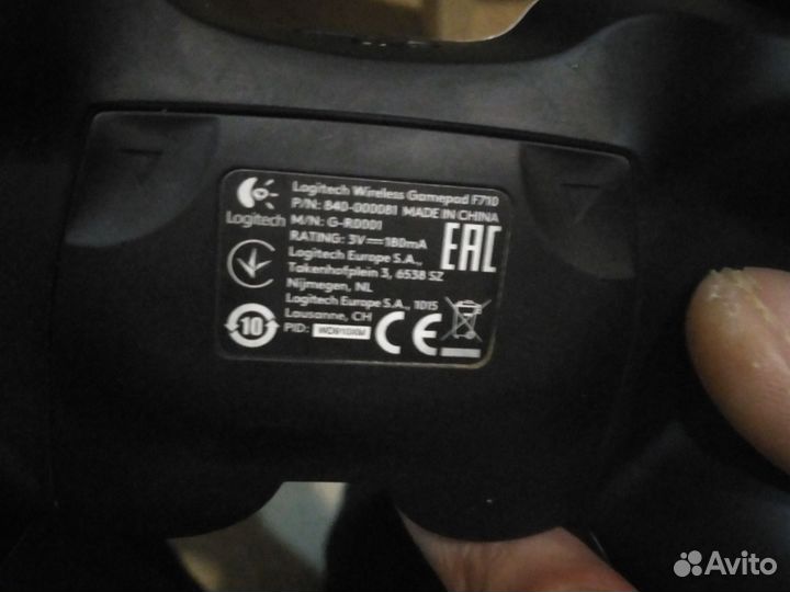 Геймпад logitech wireless f710