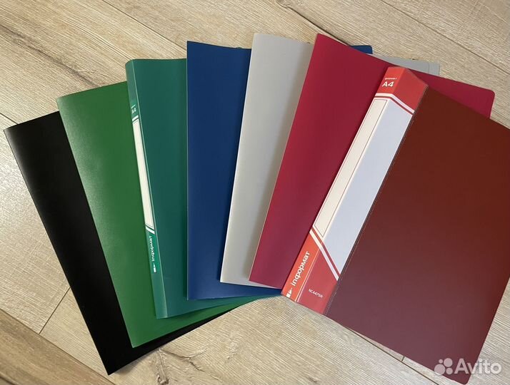 Папка с пружинным скоросшивателем, А4