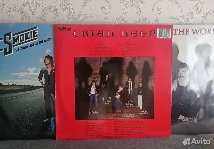 Lp Uriah Heep Abominog 1982 Castle Germany EX +