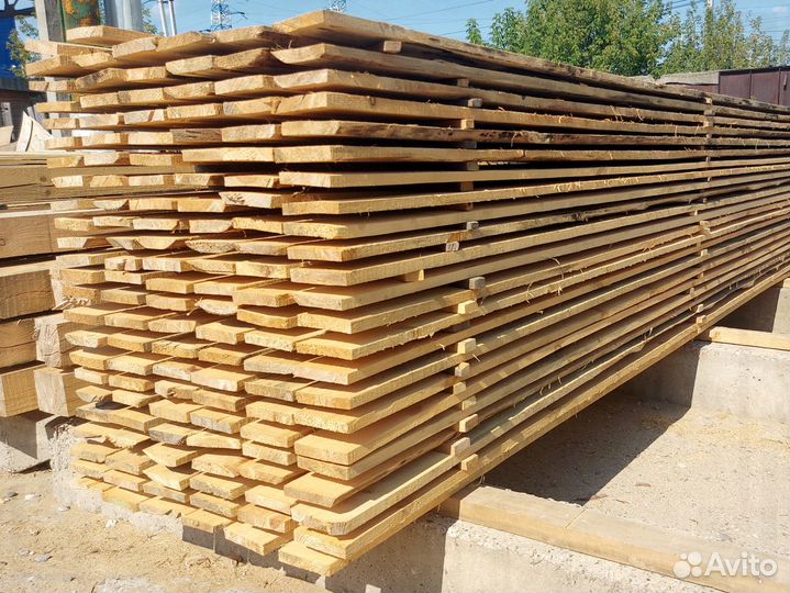 Доска обрезная естественной влажности с доставкой