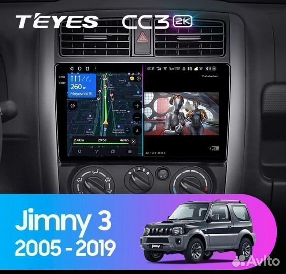 Магнитола Teyes CC3 2K 4/64 Suzuki Jimny 3 05-19