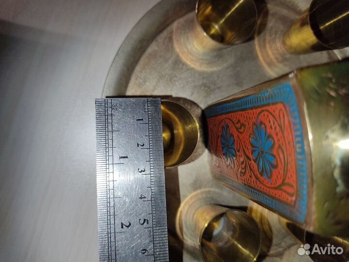 Набор для коньяка латунный Индия