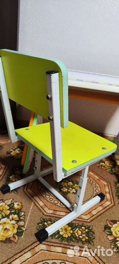 Растущий детский комплект стол+стул
