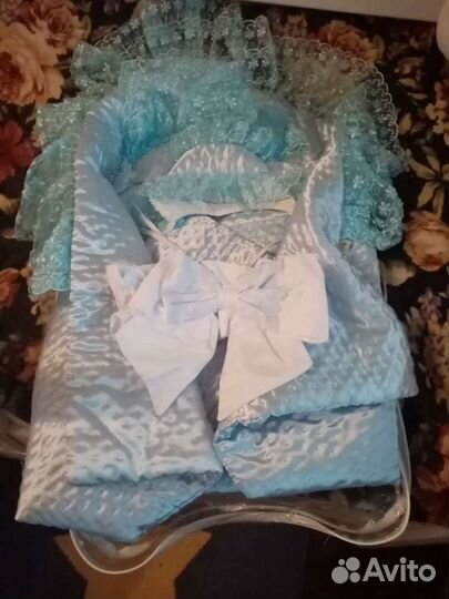 Конверт на выписку для мальчика осень