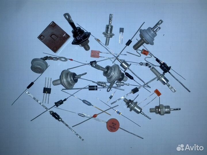 Диод, стабилитрон, варикап, динистор, тиристор