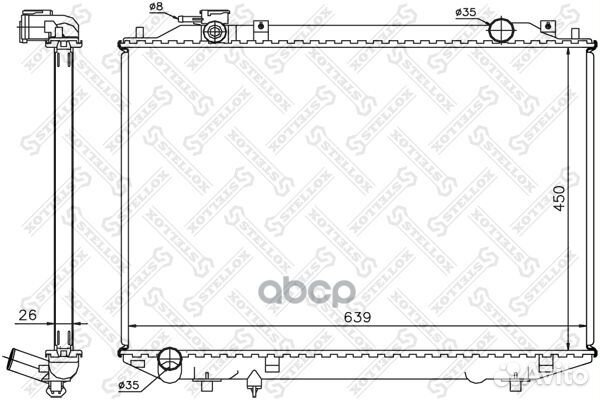 10-25474-SX радиатор системы охлаждения Ford R