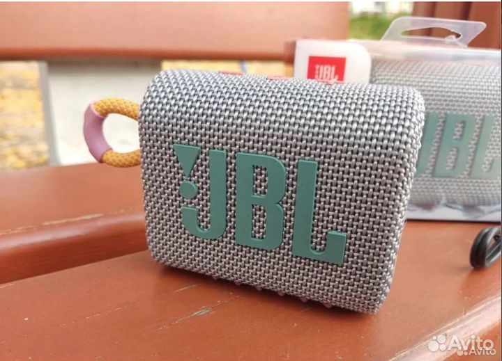 Колонка JBL Go 3 серая