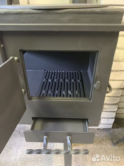 Мангал гриль казан 5 мм «mini» зольные ящики