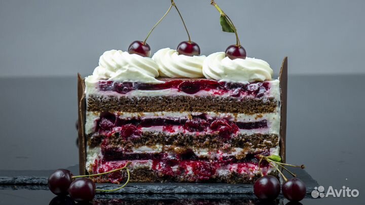 Мастер-класс, готовим торт “Черный лес” Бесплатно