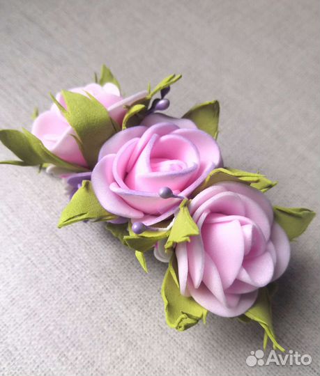 Заколка для волос. Подарок. Аксессуар для волос