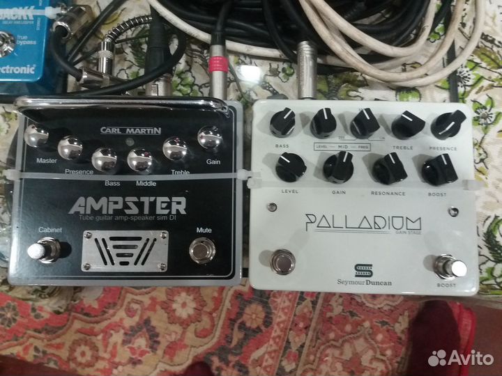 Гитарный преамп ламповый carl martin + palladum