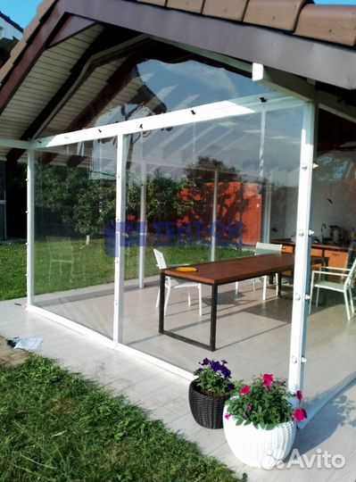 Жидкие окна для беседки