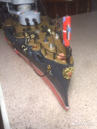 Бронепалубный крейсер 1 ранга, металл, ручная рабо