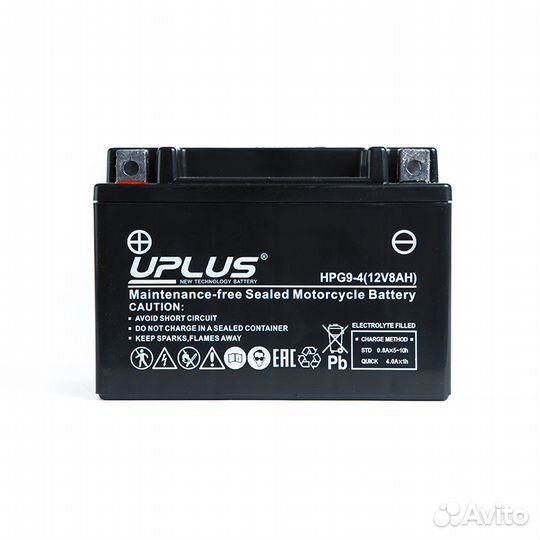 Мото аккумулятор uplus HPG9-4 (YTX9)