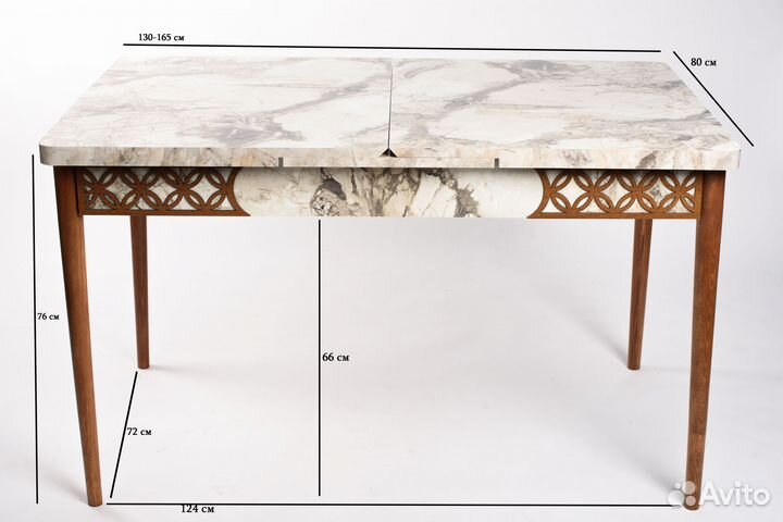 Кухонный стол и 6 стульев