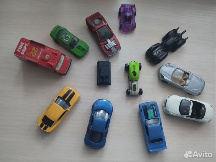 Комплект игрушечных машинок