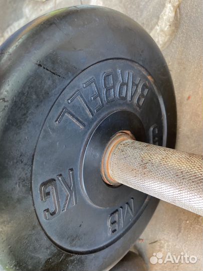 Гантели barbell прорезиненые 18кг