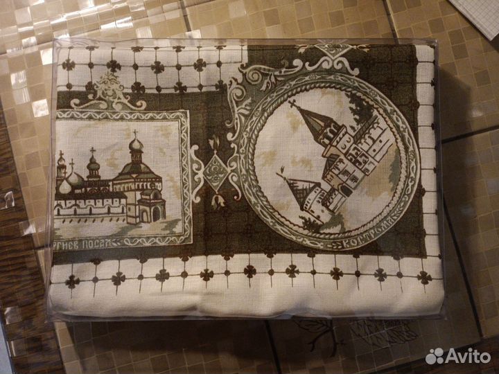 Скатерть лен новая