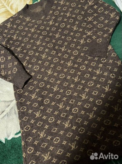 Louis vuitton платье теплое