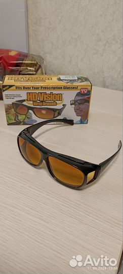 Очки водителя ночные желтые