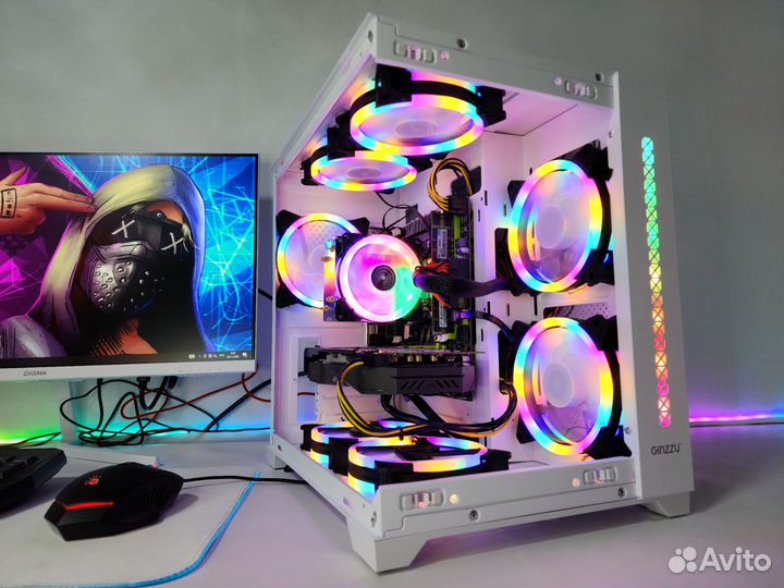 Игровой пк Intel I7 + RX 580 8 GB + RAM 16 + SSD