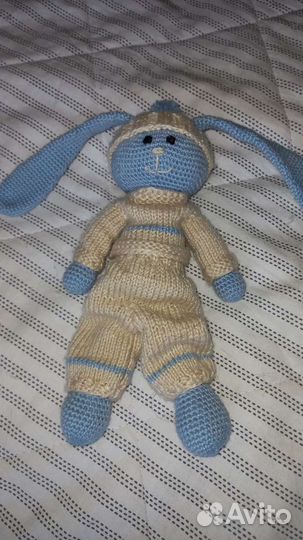 Мягкая игрушка заяц зайчик