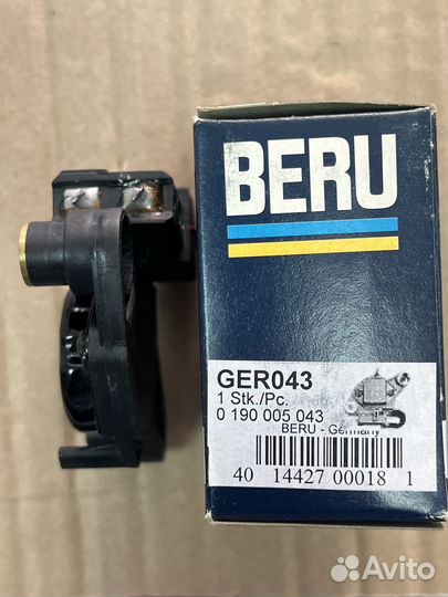 Регулятор напряжения генератора beru GER043