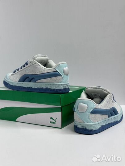 Кроссовки Puma Suede голубые 5