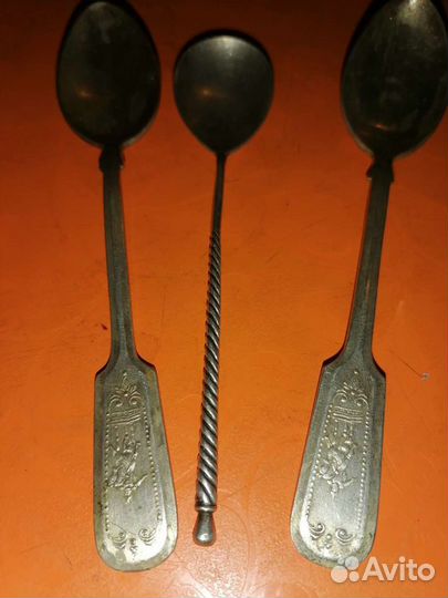 Чайные ложки мельхиор