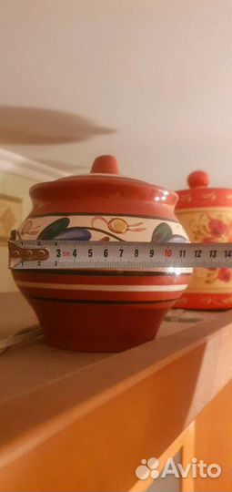 Горшок для запекания 4 шт керамика