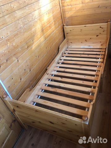 Кровать детская IKEA Лесквик развижная 90*208 мах