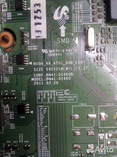 Прошитая микросхема K9GAG08U0E, Ремонт main