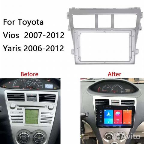 Магнитола Toyota Belta Vitz Yaris Vios 2006-12