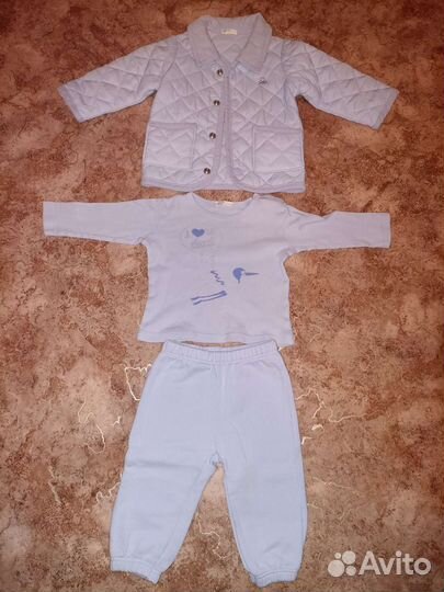 Вещи пакетом на мальчика 62 68