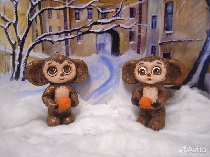 Ёлочная ватная игрушка 