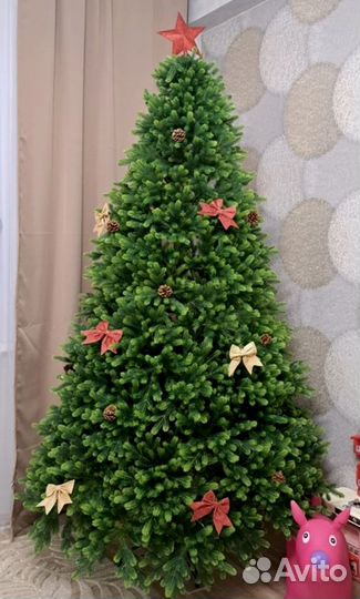 Елка искусственная литая 100%