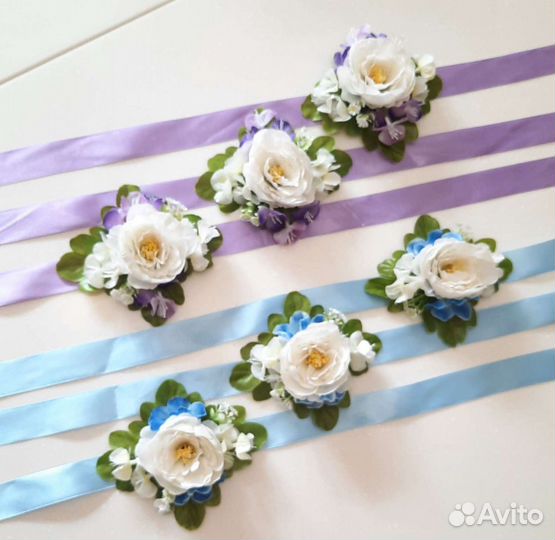 Бутоньерка браслет подвязка